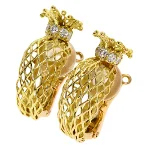 Gold Yellow Gold Piaget Earrings