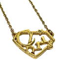 Gold Metal Dior Necklace