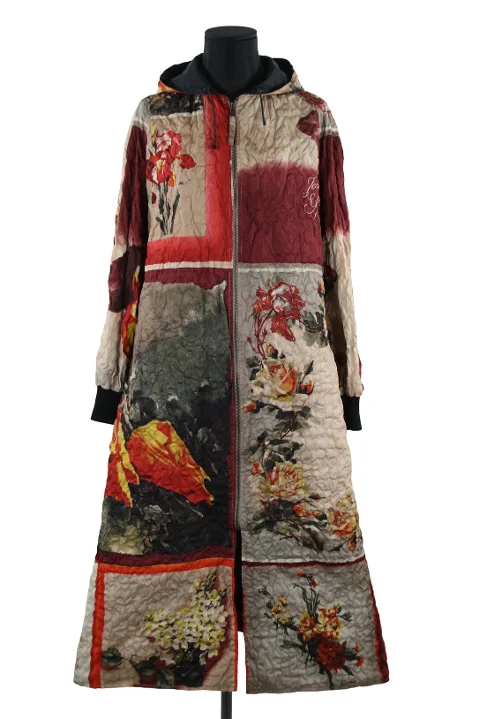 Multicolor Polyester Jean Paul Gaultier Coat