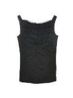 Black Wool Prada Top