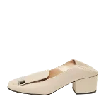 Beige Leather Sergio Rossi Flats