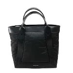 Black Leather Balenciaga Tote