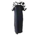 Black Cotton Moncler Dress