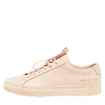 Beige Leather Common Projects Sneakers