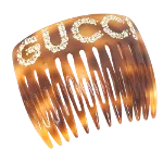 Brown Plastic Gucci Hair Accessory