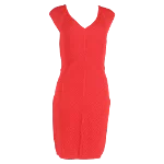 Red Fabric Diane Von Furstenberg Dress