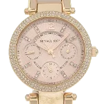 Pink Metal Michael Kors Watch