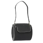 Black Canvas Bvlgari Shoulder Bag