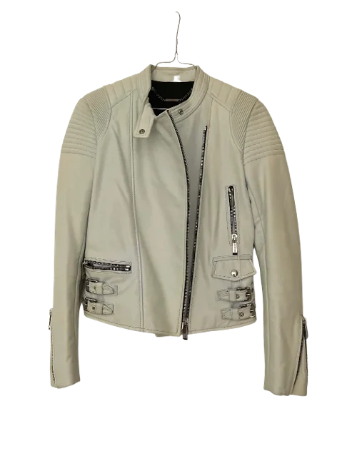 Beige Leather Barbara Bui Jacket