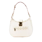 White Leather Louis Vuitton Suhali