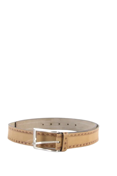 Brown Leather Hugo Boss Belt