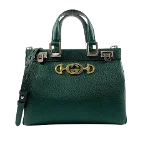 Green Leather Gucci Zumi