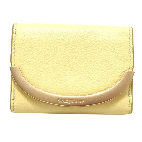 Yellow Leather Chloé Wallet