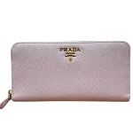 Pink Leather Prada Wallet