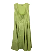 Green Cotton Alaïa Dress