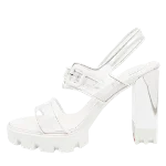 White Leather Christian Louboutin Sandals