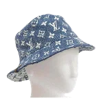 Blue Denim Louis Vuitton Hat