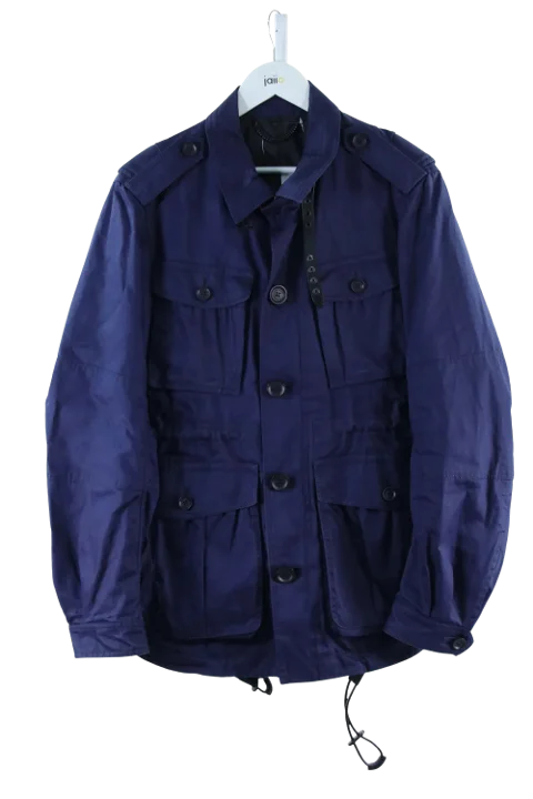 Blue Cotton Burberry Jacket