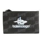 Black Plastic Balenciaga Wallet