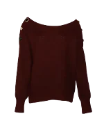 Burgundy Wool Veronica Beard Sweater