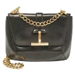 Black Leather Tom Ford Shoulder Bag