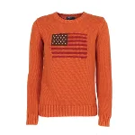 Orange Cotton Ralph Lauren Sweater