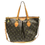 Brown Canvas Louis Vuitton Palermo