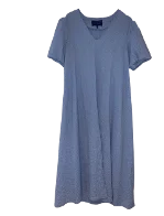 Blue Cotton Résumé Dress