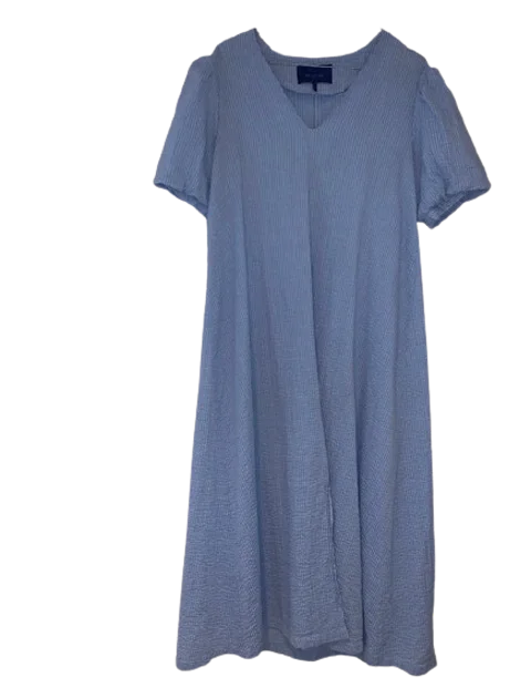 Blue Cotton Résumé Dress