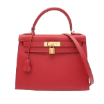 Red Leather Hermès Kelly