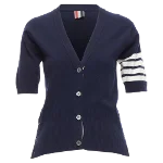 Navy Cashmere Thom Browne Cardigan