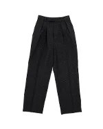 Black Wool Celine Pants