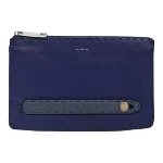 Blue Leather Fendi Clutch