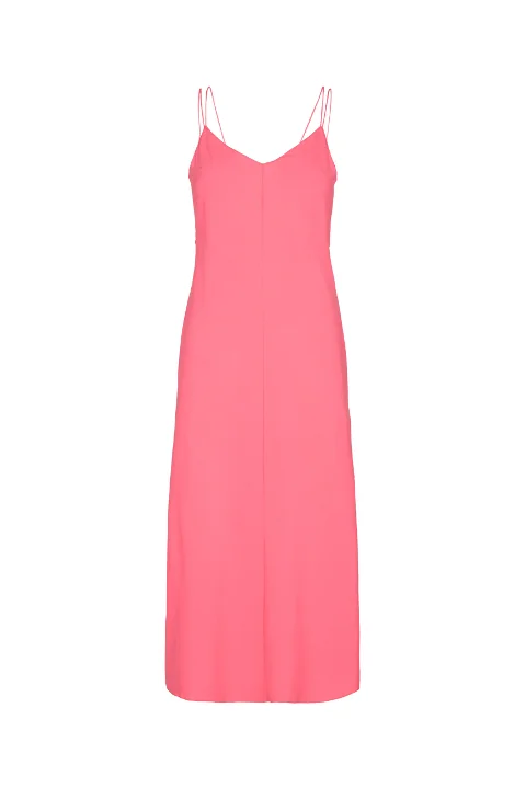 Pink Polyester Designers Remix Dress