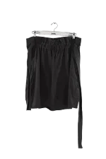 Black Cotton MSGM Skirt