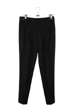 Black Wool Helmut Lang Pants