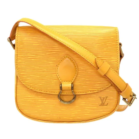 Yellow Leather Louis Vuitton Saint Cloud