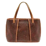 Brown Leather Etro Tote