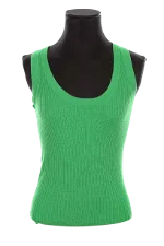 Green Silk Kujten Top