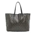 Black Fabric Goyard St Louis Tote