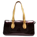 Burgundy Leather Louis Vuitton Rosewood