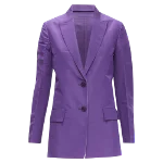 Purple Silk Valentino Blazer