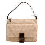 Beige Canvas Fendi Mamma Bag