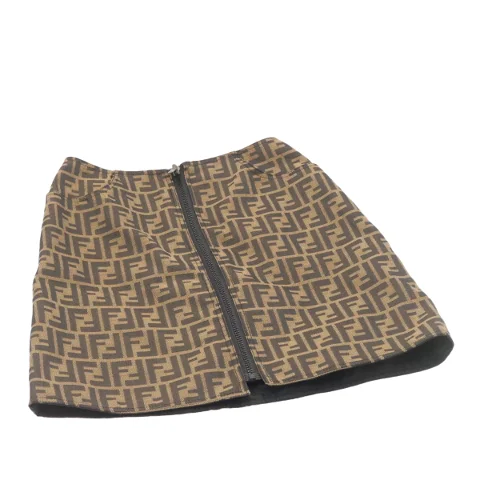 Brown Nylon Fendi Shorts