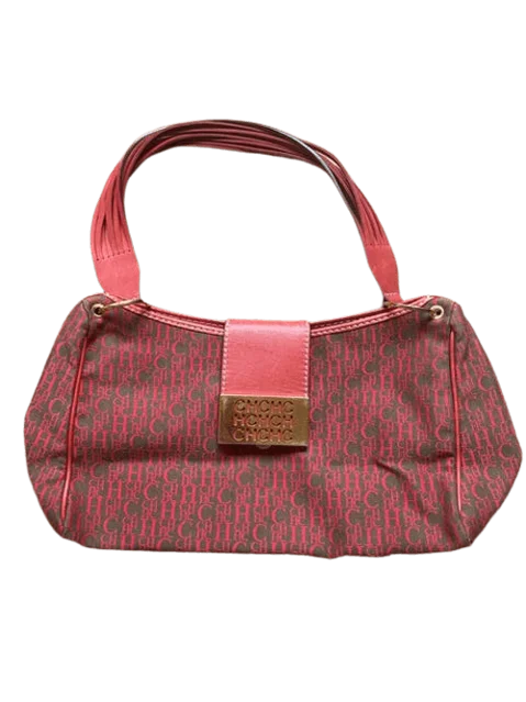 Red Canvas Carolina Herrera Handbag