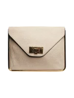 Beige Leather Chloé Clutch