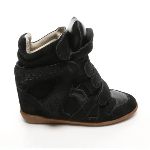 Black Leather Isabel Marant Étoile Sneakers