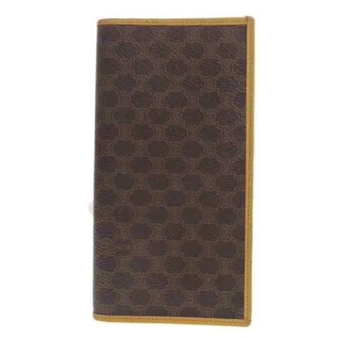 Brown Canvas Celine Wallet