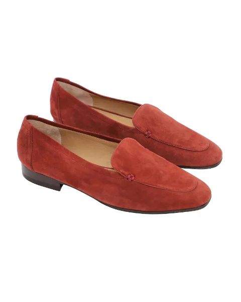 Red Suede The Row Flats