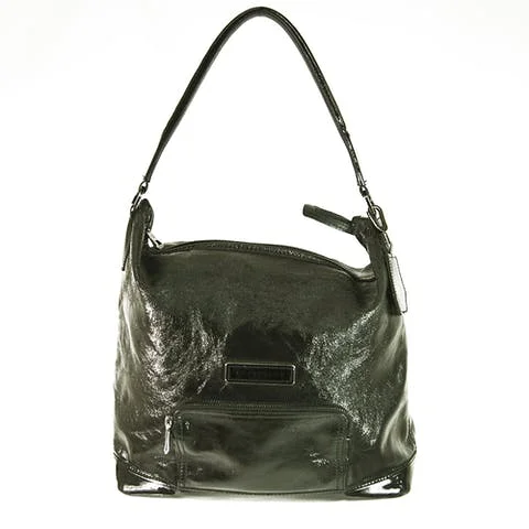 Green Leather Longchamp Shoulder Bag